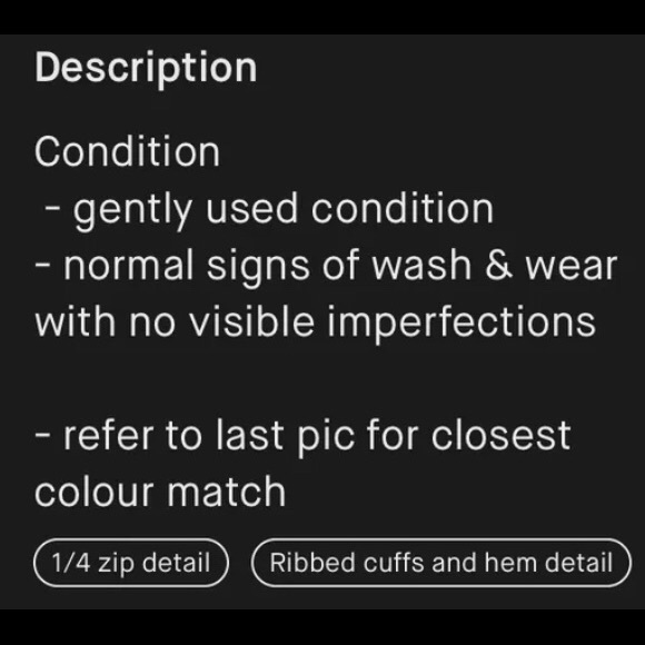 Roots men’s/unisex fleece sweater - Picture 6 of 6